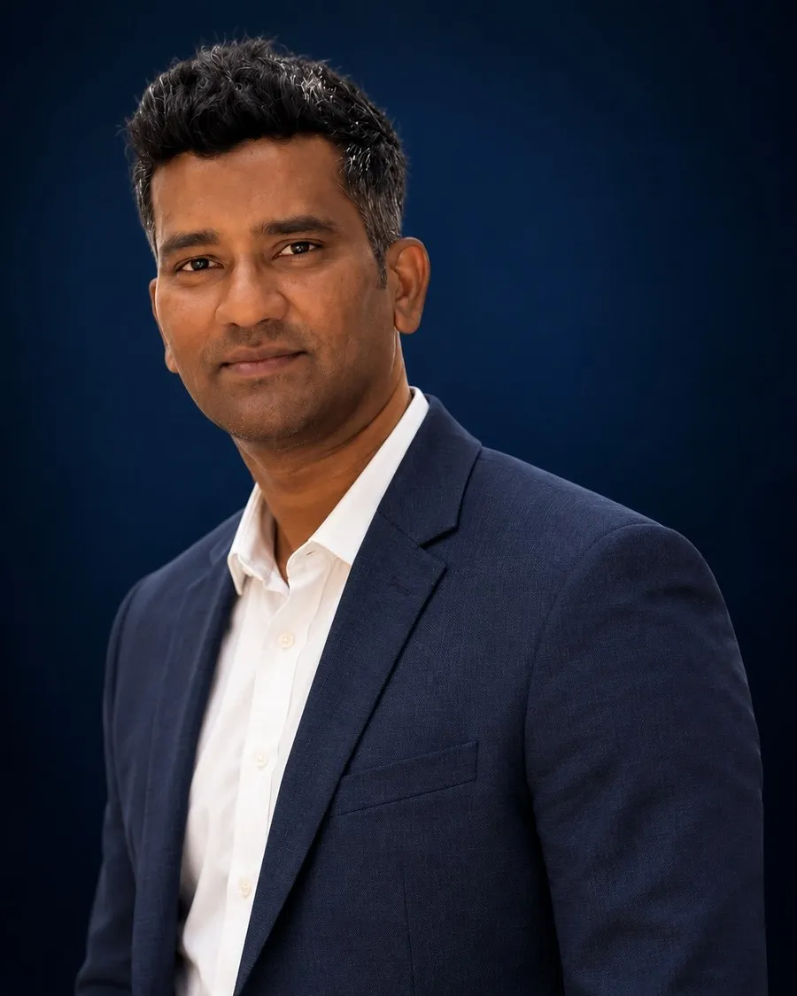Portrait of Dr. Pragath Kumar Ponnam, Advisor, Health Systems Strengthening